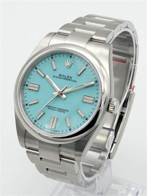 rolex watch tiffany blue|rolex tiffany 41.